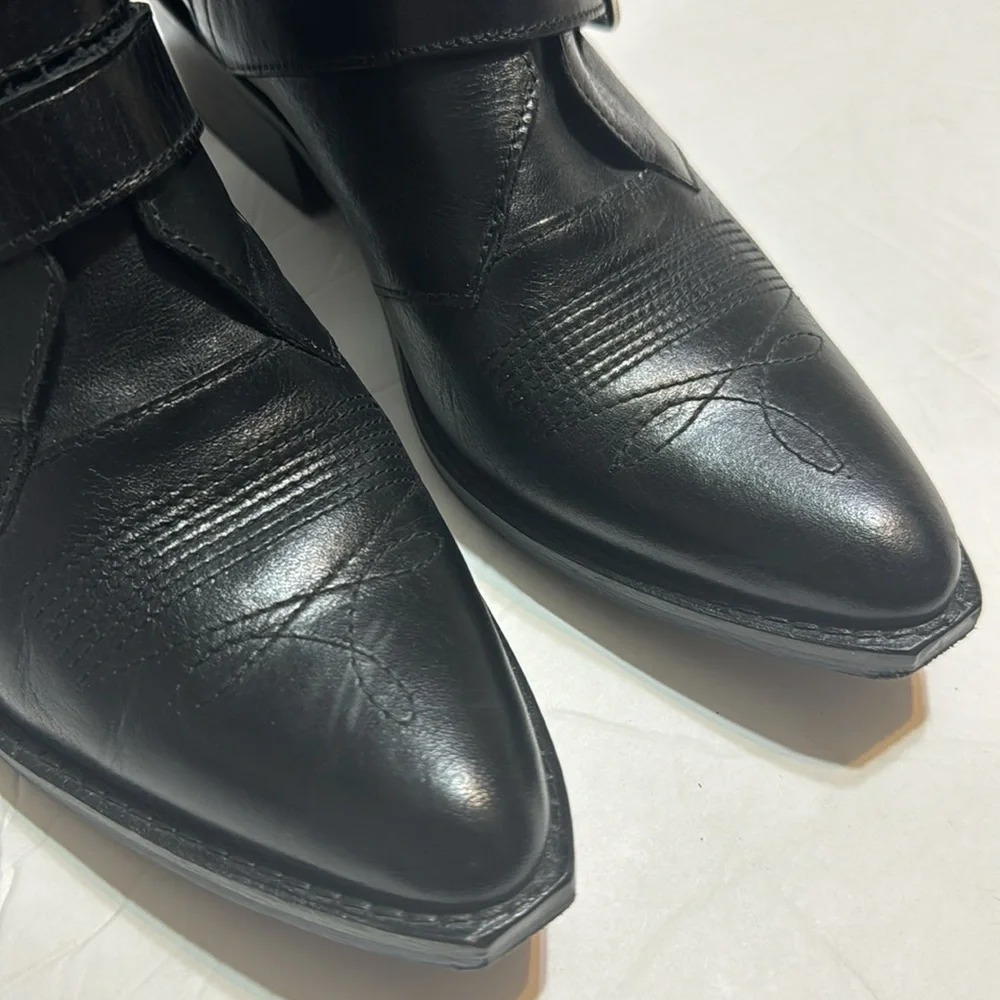 TOGA PULLA buckle-strap mid heel boots - Picture 4 of 8